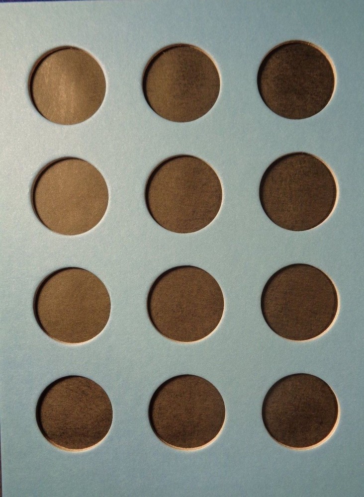 Whitman Half Dollars Plain (No Dates) Coin Folder. Album Book #9045