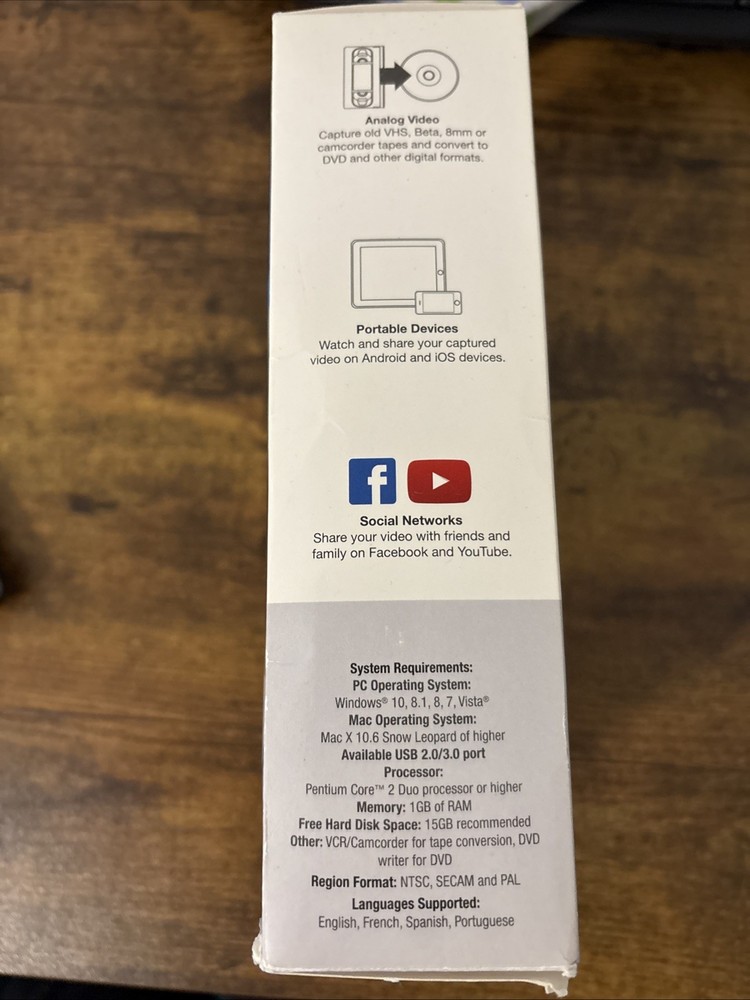 VIDBOX Video Conversion Pro - Mac & PC - Analog To Digital Solution + Bonus NEW