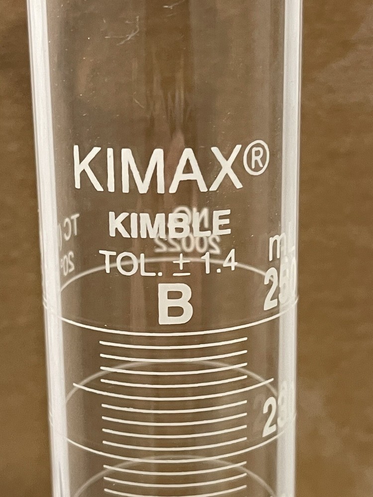 Kimble Cylinder Kimax Safe Guard Class B 250 ML.