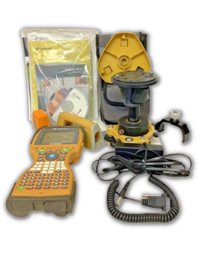 Topcon FC-2500 Controller Data Collector with Topcon Tribach Prism A7 Offset 2mm