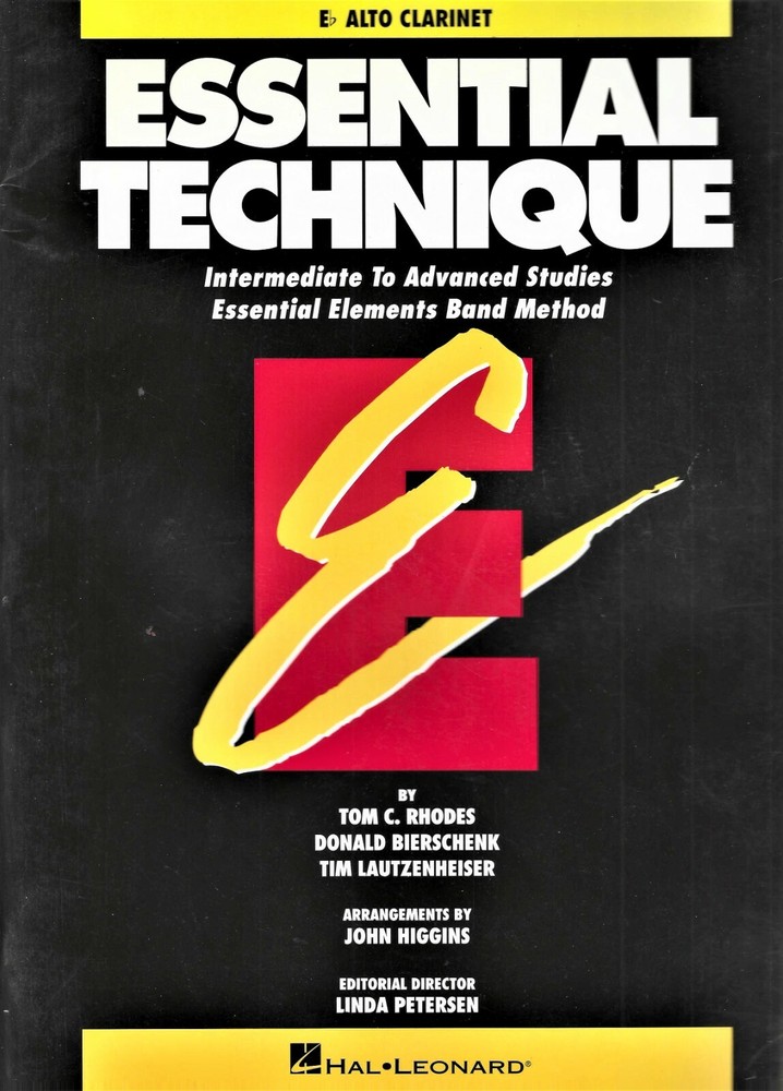 ESSENTIAL TECHNIQUE Eb ALTO CLARINET  Intermediate -Advanced