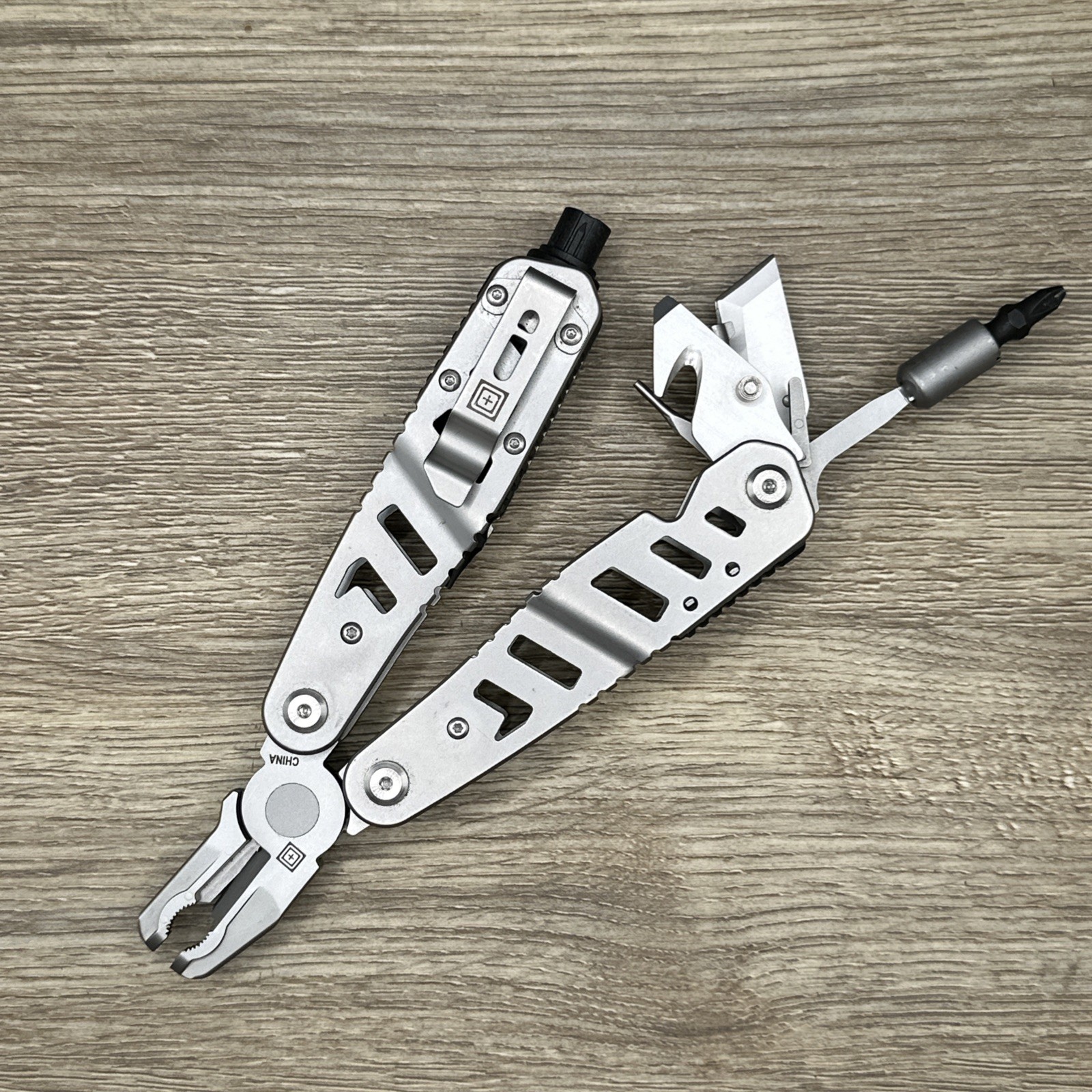 5.11 Tactical - LE+EMT Multitool | Color 988 (Tumbled Steel) Item 51150