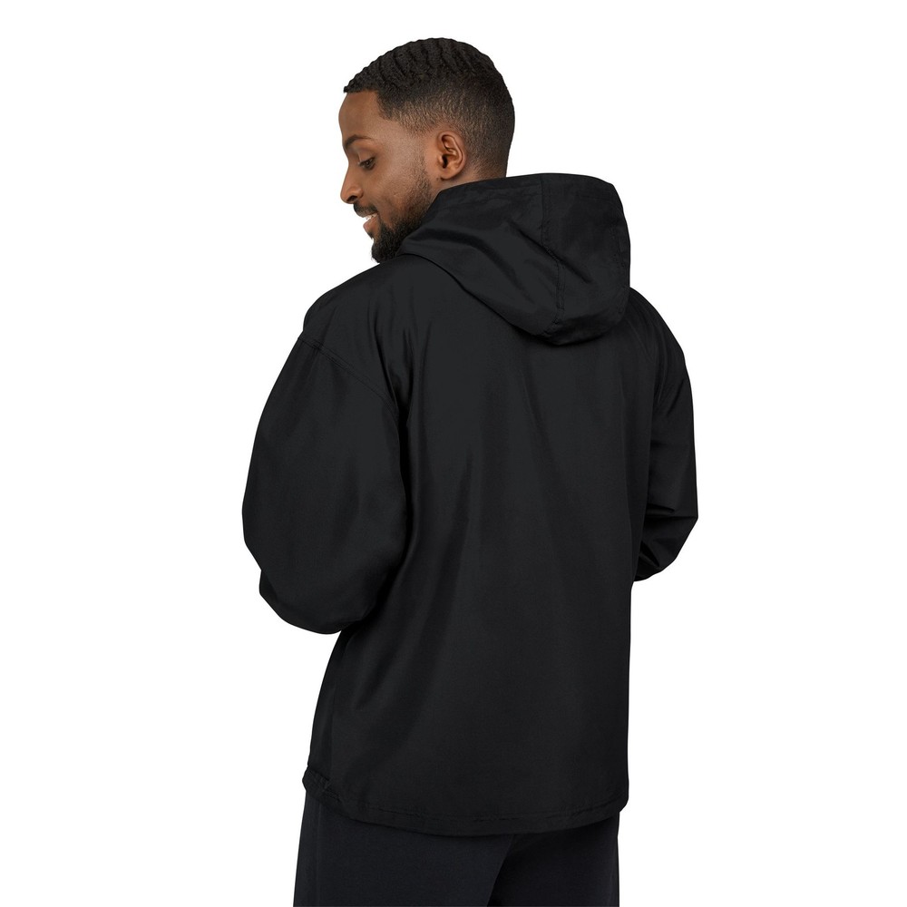 Distressed Skull Logo Anorak Jacket