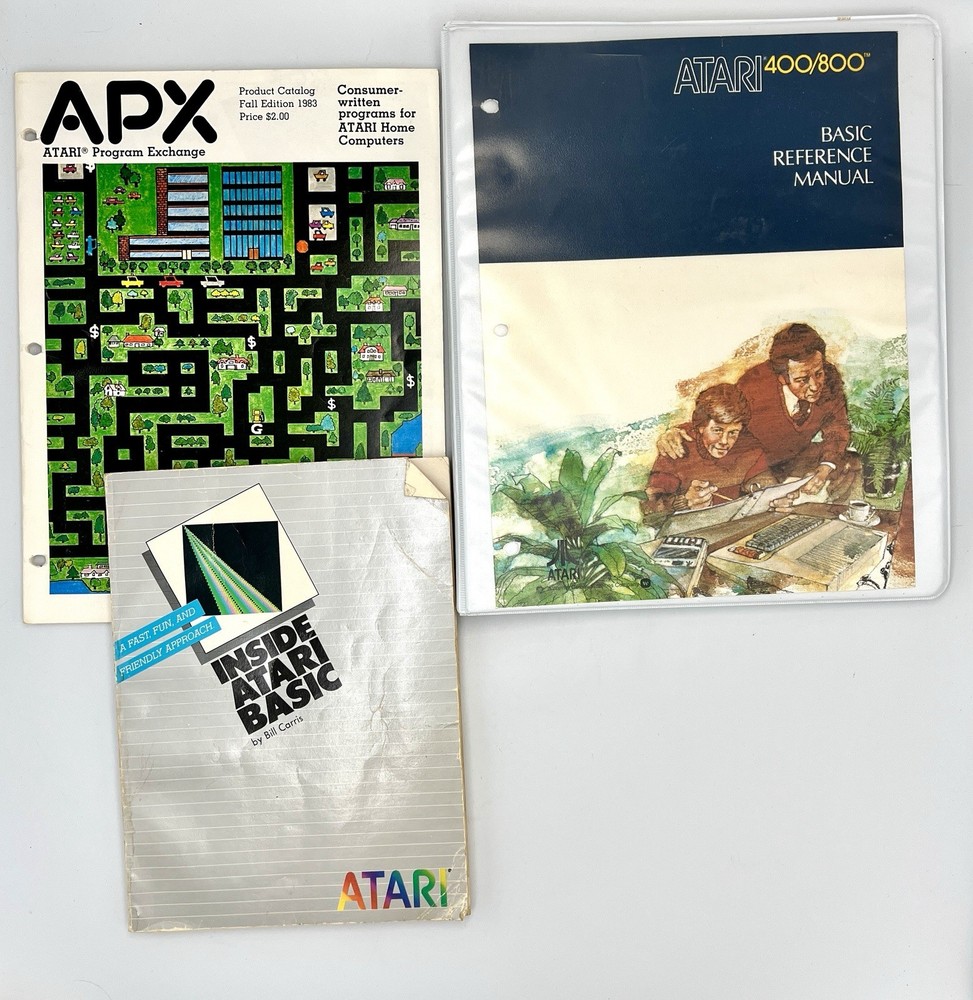 Inside ATARI Basic 1980 & ATARI 400/800 Reference Manual & APX Fall 1983 Catalog