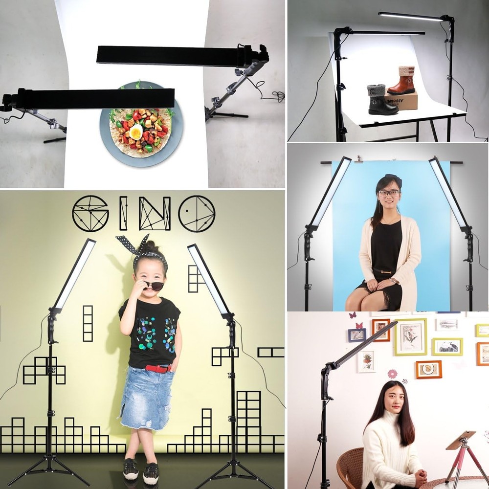 180 LED Light Photography Studio LED Lighting Kit Adjustable Light