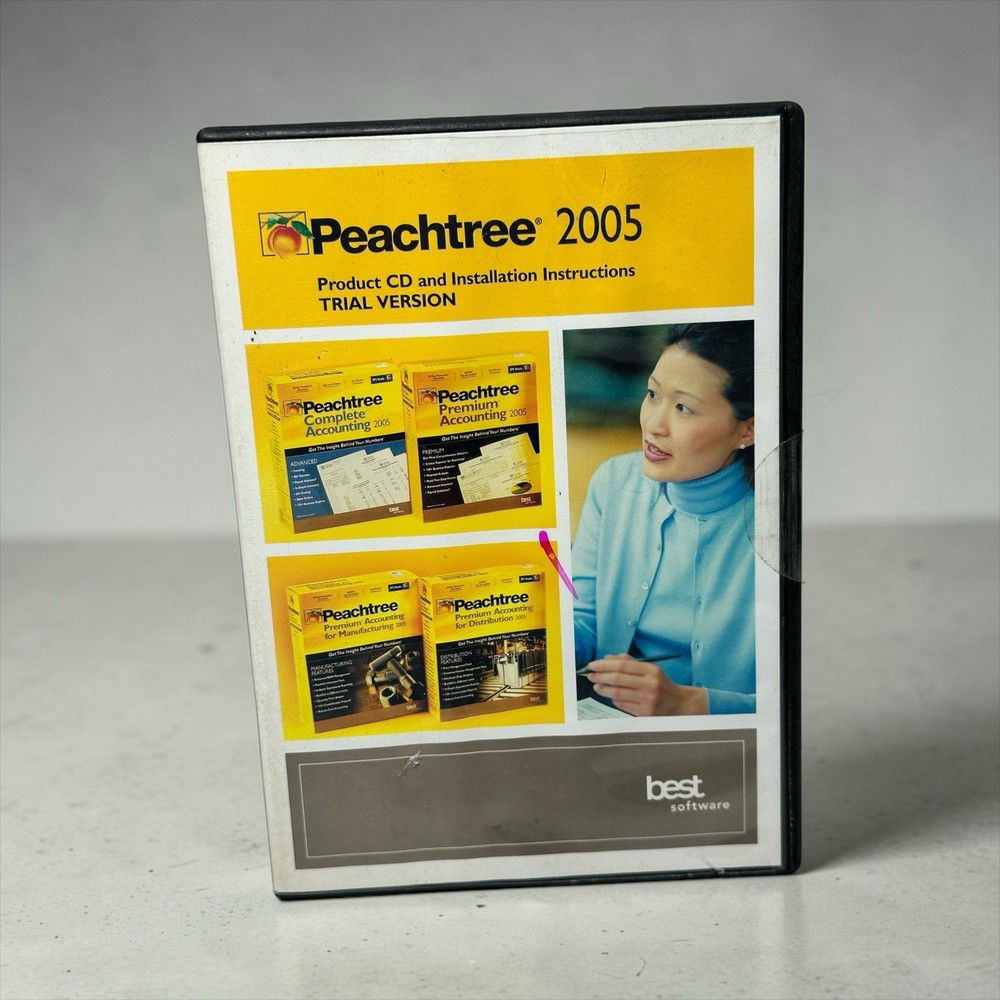 Peachtree 2005 Product CD & Installation Instructions Trial Version - Software