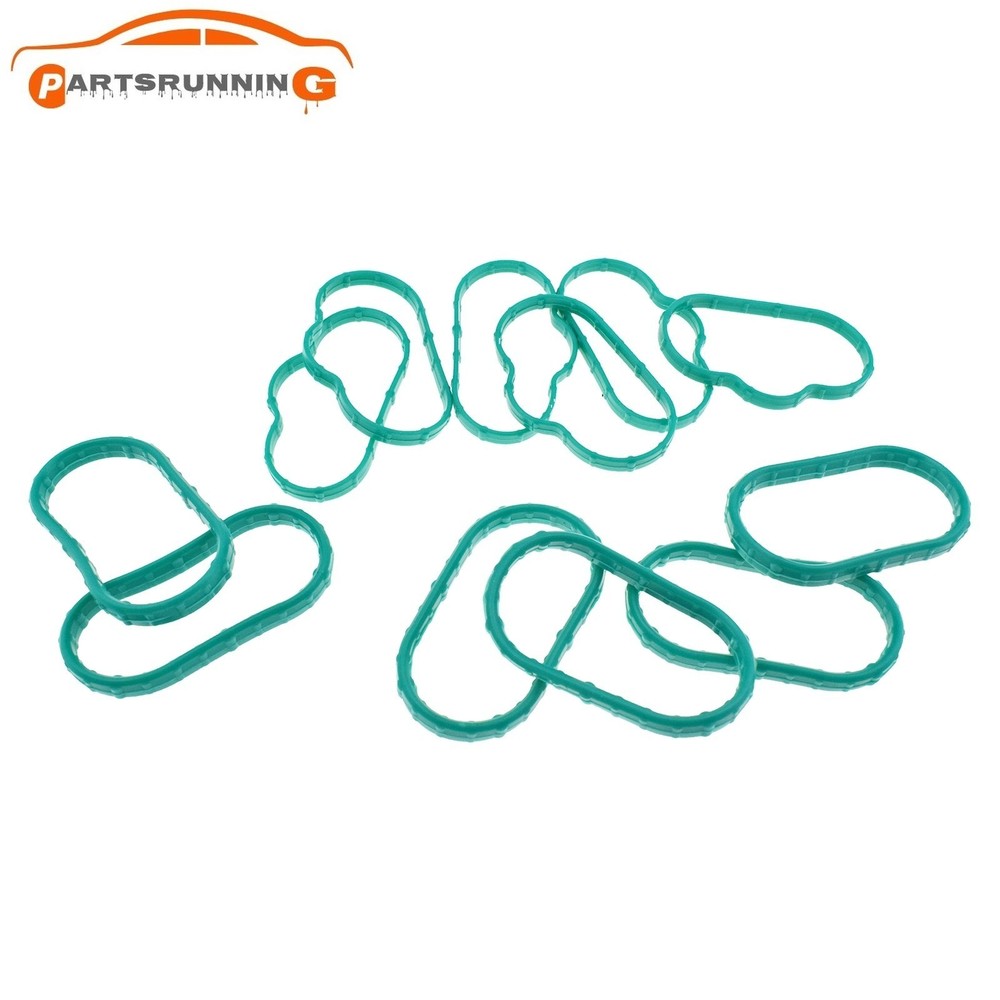 For Jaguar S-Type X-Type 2002-08 Engine Intake Manifold Gasket Set Upper & Lower