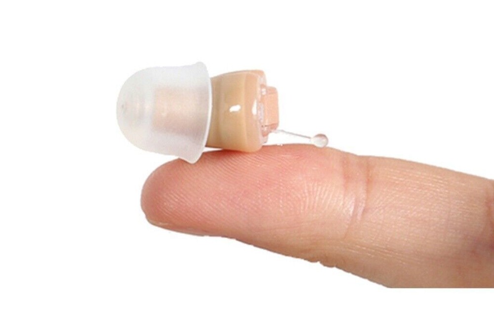 1 Pair Small Invisible Hearing Mini Sound Amplifier Enhancer Adjustable Tone US