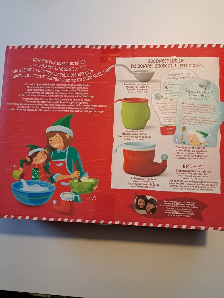 Hallmark Northpole Kids Baking Items Apron, Bake like an elf Kit, 2Spatulas 4pc
