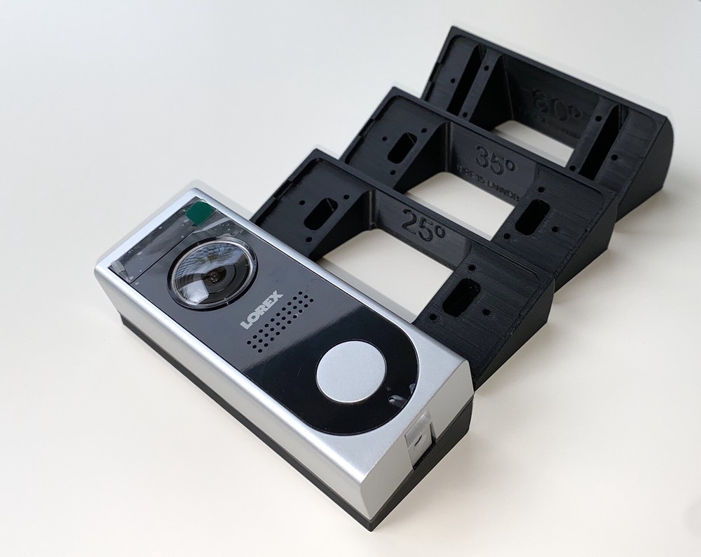 Mounting bracket wedge (60º) for Lorex Video Doorbell LNWDB1 (wedge  only)