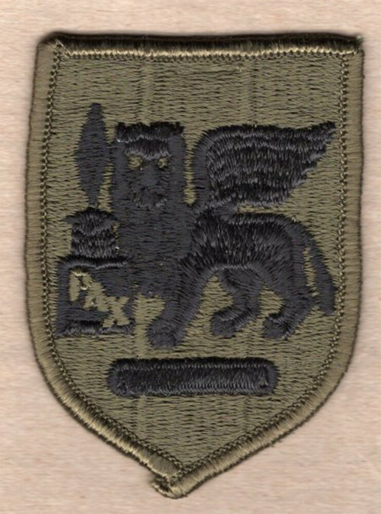 Army Patch: Southern European Task Force - subdued, merrowed edge