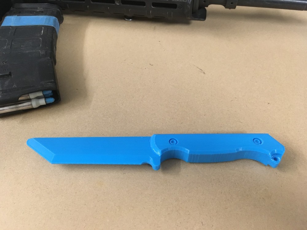 Flexible TPU Training knife for Force on Force/Airsoft/MilSim