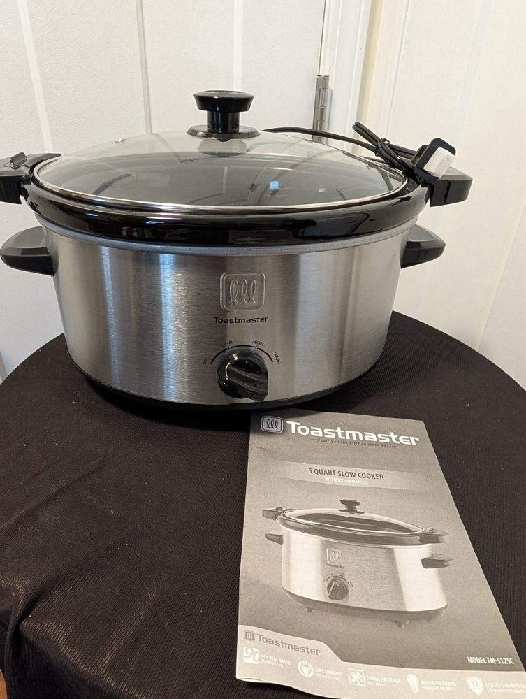 Toastmaster 5 Quart Slow Cooker Model TM-512SC