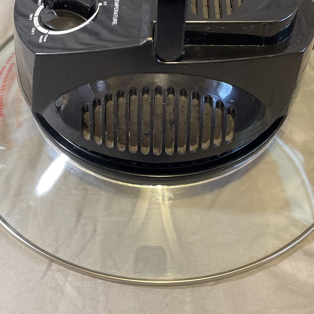 Replacement Sharper Image Super Wave Infrared Oven Time Temp Control Lid Tested