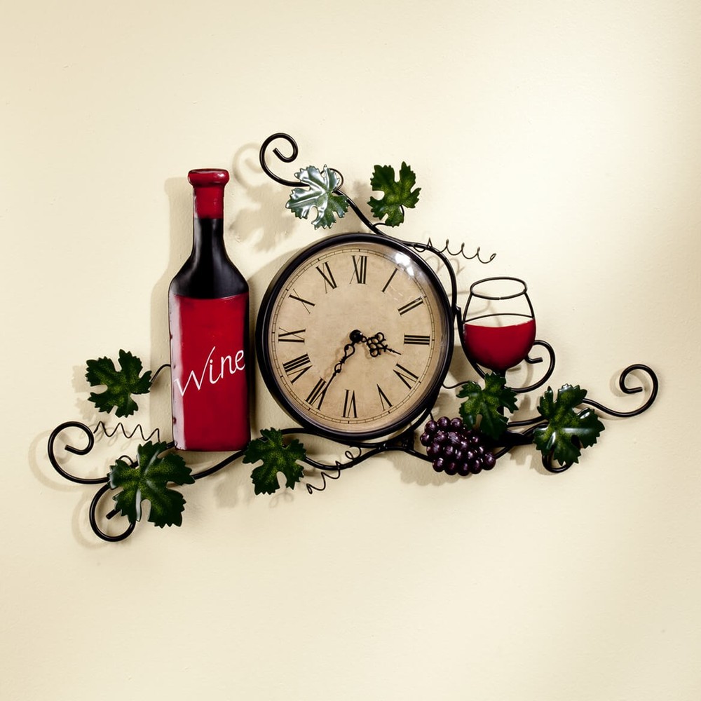 Wine Wall Clock
