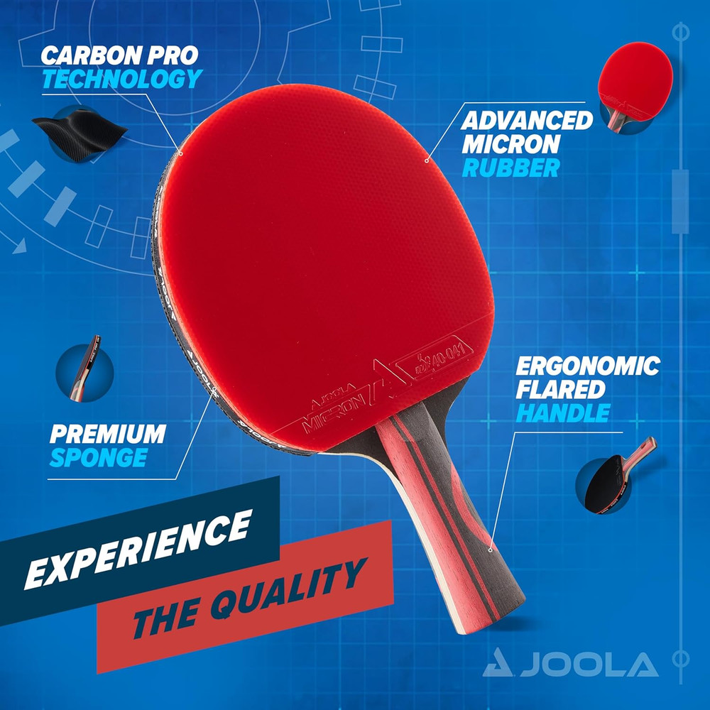 Infinity Edge - Tournament Performance Ping Pong Paddle W/ Carbon Pro Technology