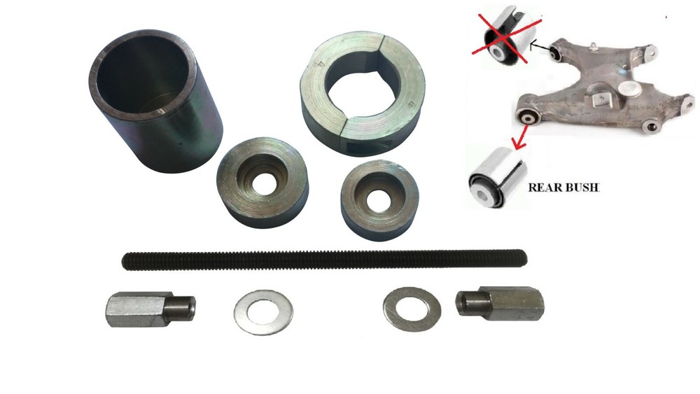 BMW 5 6 7 X5 E60 E61 E65 E53 REAR AXLE CONTROL TRAILING ARM REMOVAL BUSH TOOL