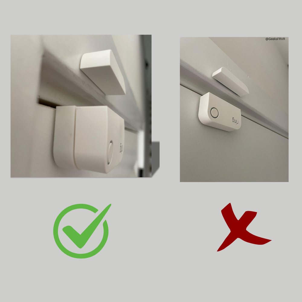 Ring Contact Sensor Spacer Riser - For Ring Alarm Sensor Gen 2 Window Door Patio