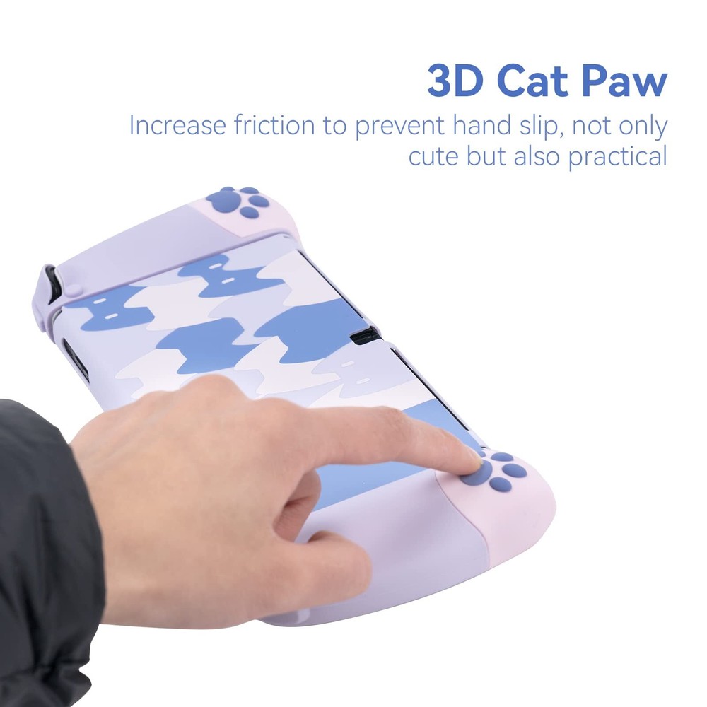 GeekShare Nintendo Switch Oled Protective Case Shell Cat Jo Jo Ergonomic Design
