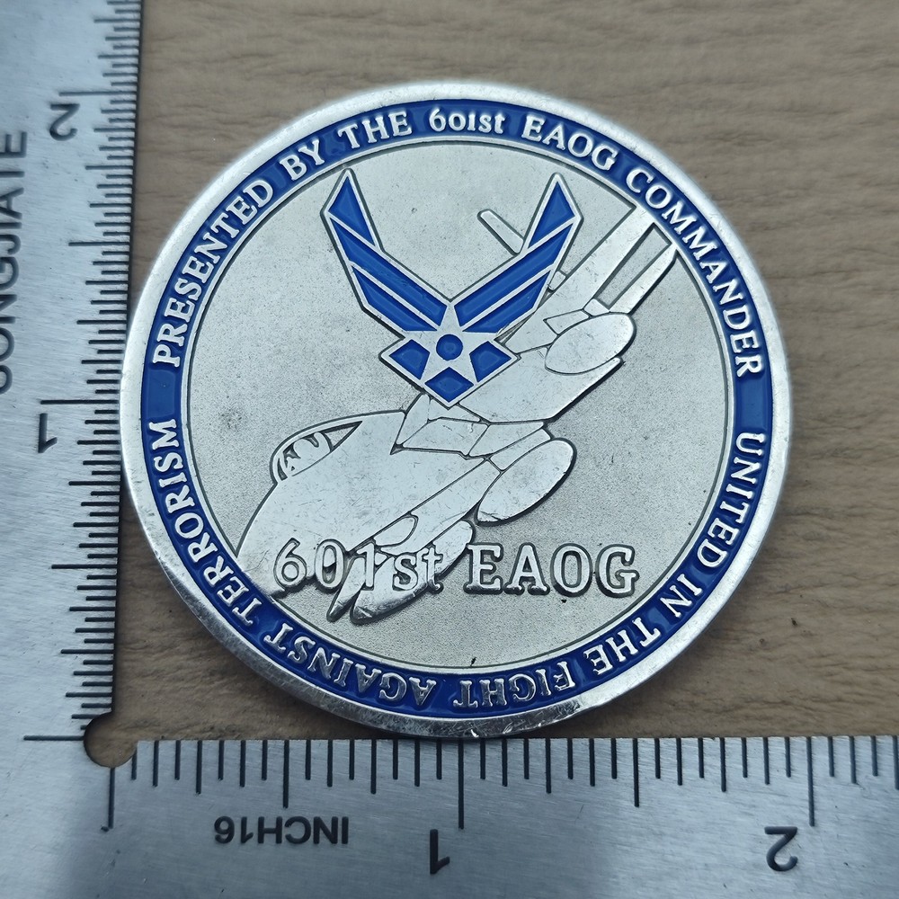 USAF 601st EAOG Commander Challenge Coin