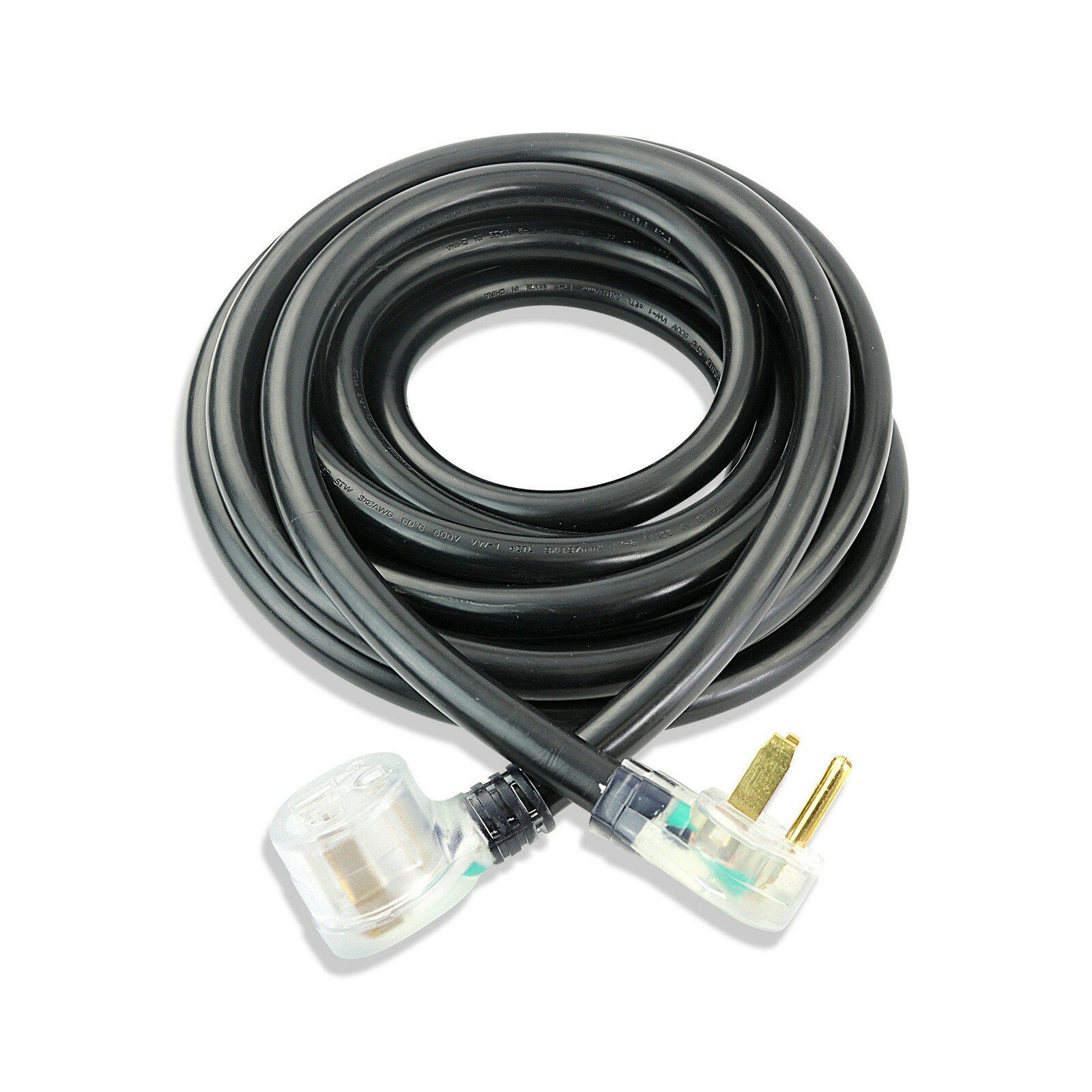 Leisure Cords 50' 220 Volt 50 Amp Heavy Duty 8/3 Welder Extension Cord MIG TIG