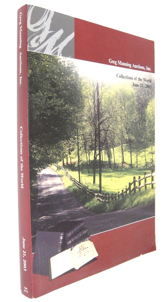 Greg Manning Stamp Auction Catalog 2003 Lyman Hawaiian Collection Hills Estate