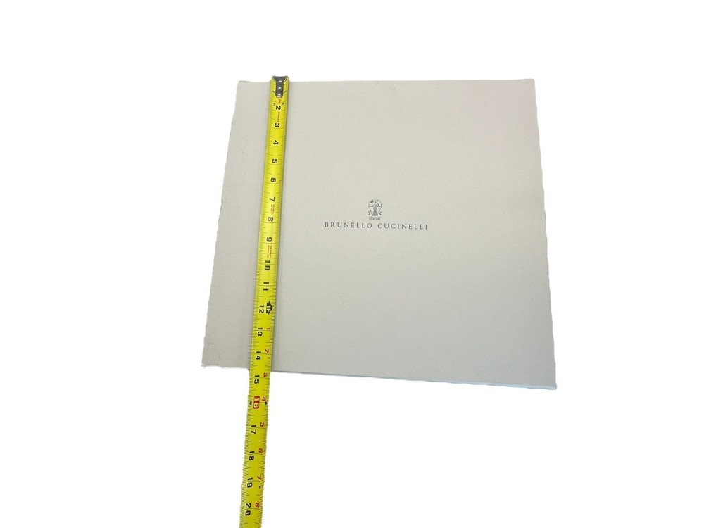 Authentic Brunello Cucinelli Empty Magnetic Gift Storage Box 14.75”x15”x5” READ*