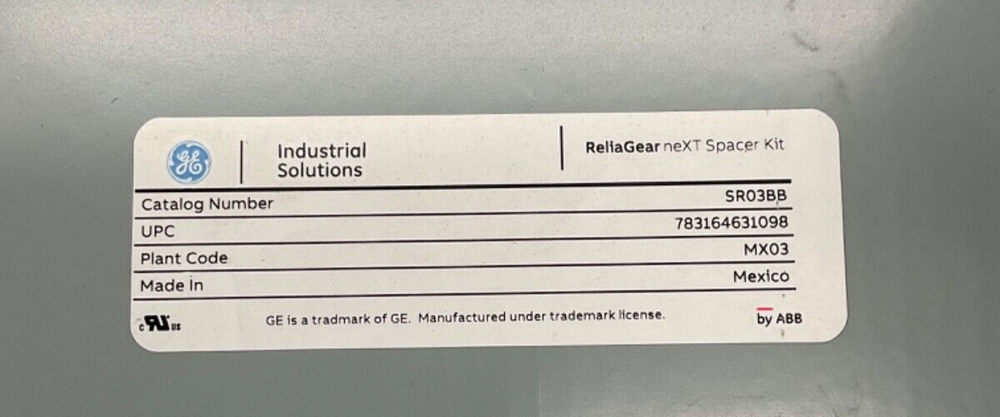 NEW ABB SR03BB RELIAGEAR BRACKET