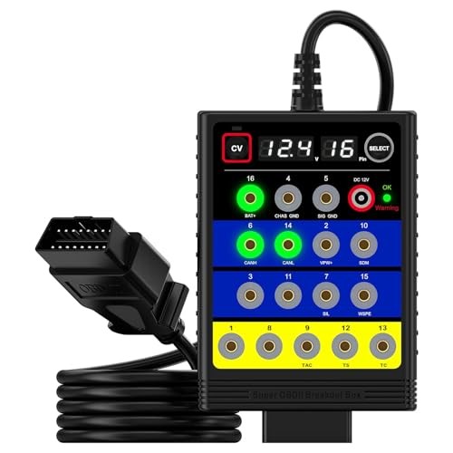 OBD-II Breakout Box, CAN Protocol Detector, Voltage Constant 3.54in*4.84in