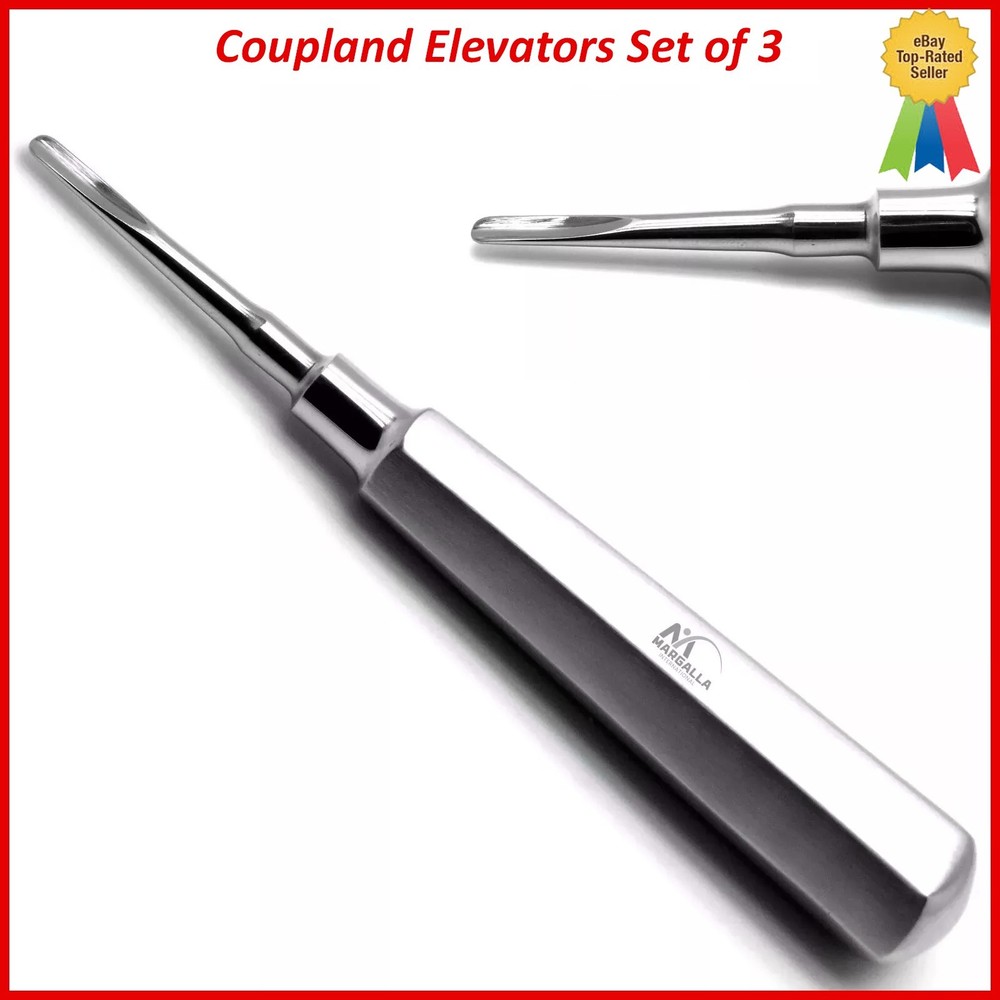 Basic Tooth Extraction Kit Coupland Dental Extracting Elevators Rongeur Pliers