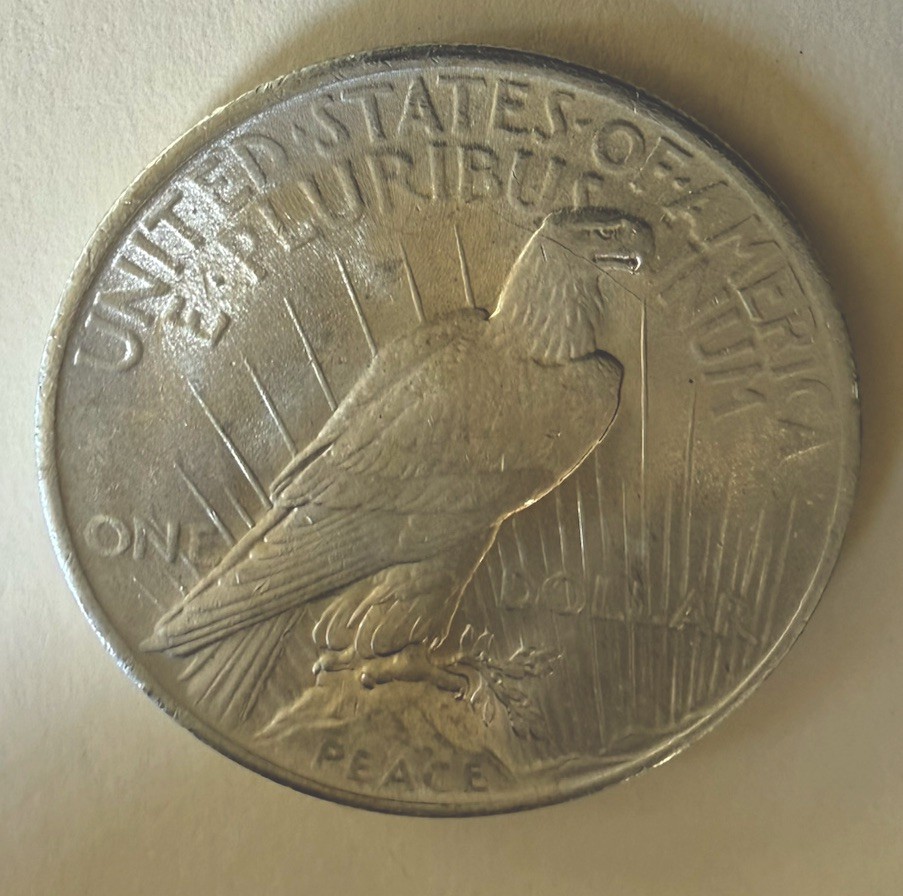 1923 Peace Silver Dollar