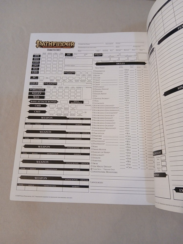 Mini Pathfinder 1st Ed Core Rulebook Lot Softcovers Very Fine Condition