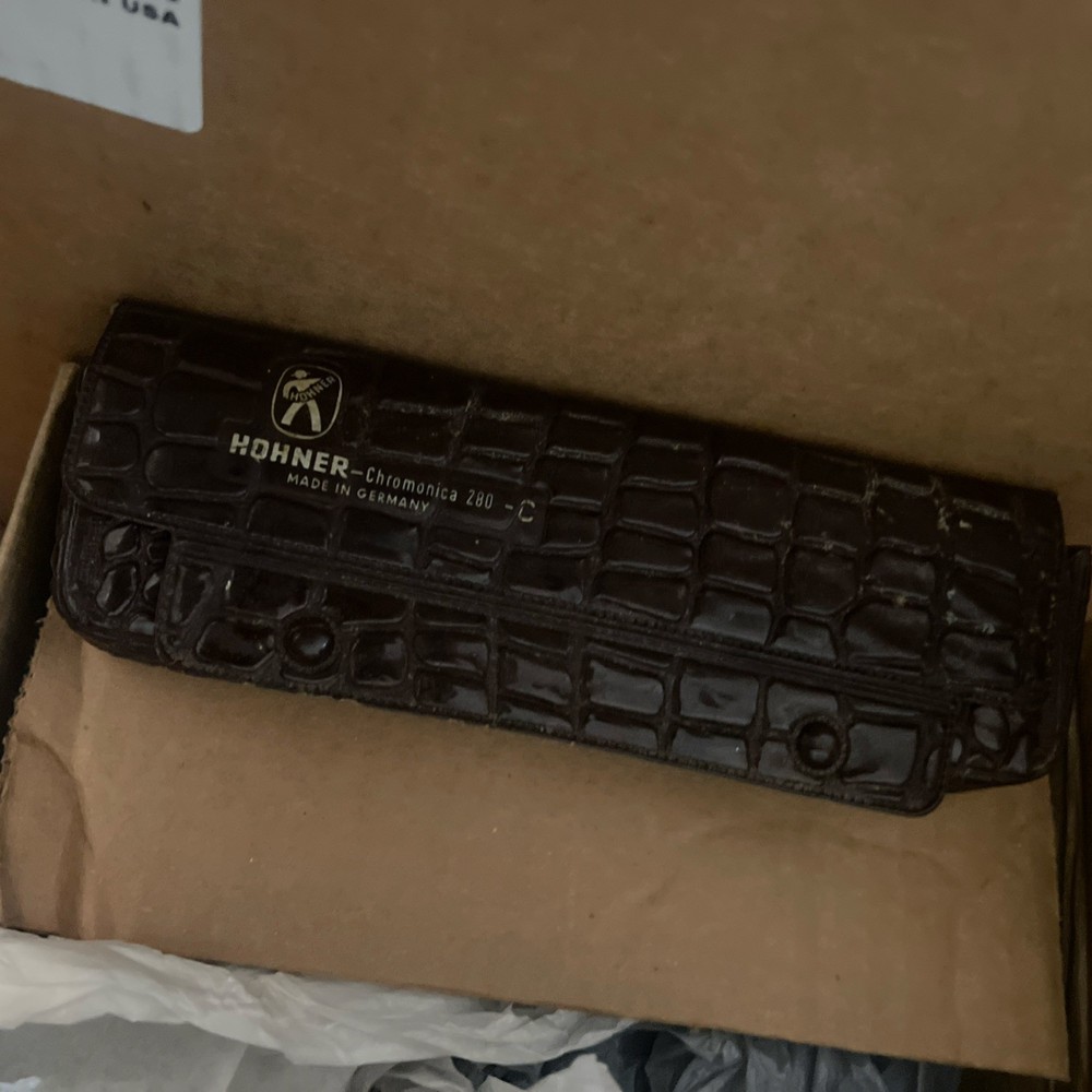 Hohner Chromonica Chromatic 280C Harmonica with Case Clean READ