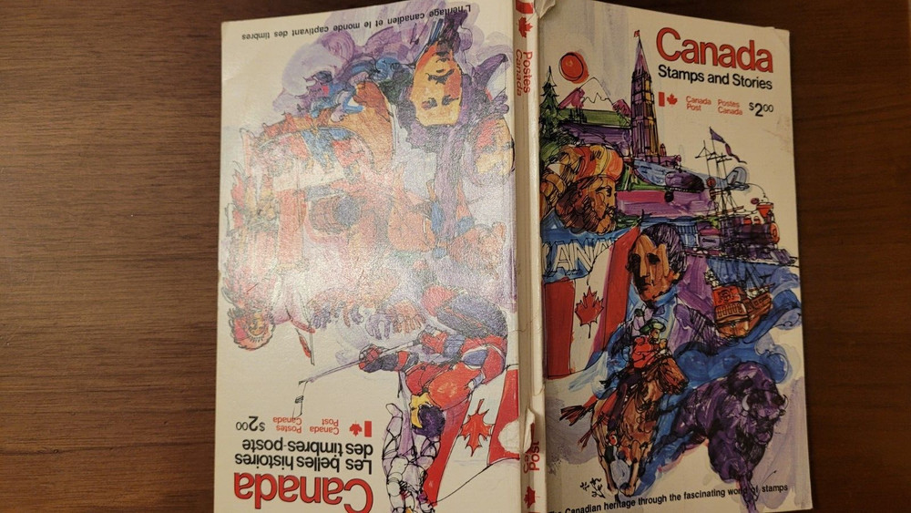 Canada Stamps and Stories Paperback Vintage 1972
