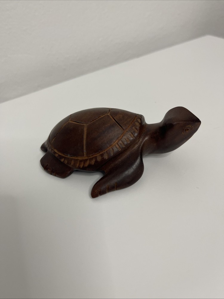 Hand Carved Turtle 4” Inches