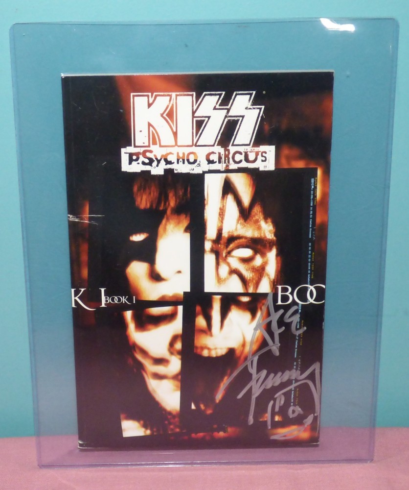Ace Frehley KISS Psycho Circus Book 1 Signed Comic Book JSA Certified