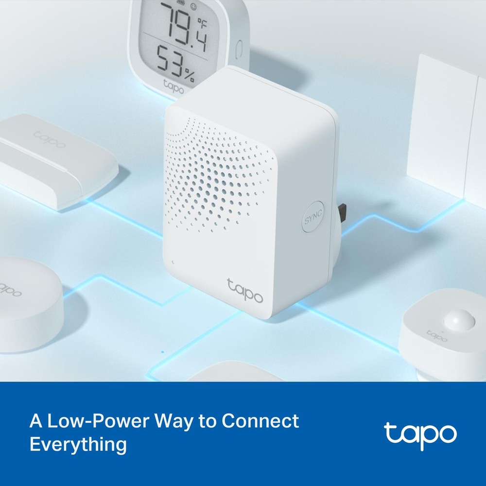 Tapo Door Sensor Starter KIT, Matter Compatible, 3X Smart 3-Pack, White