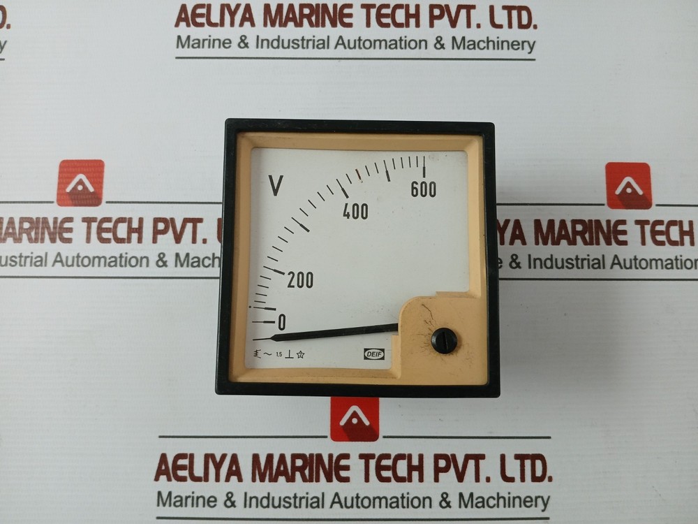 DEIF 0-600V Analogue Voltmeter