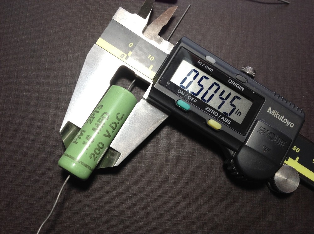 2 pcs Cornell Dubilier Greenie capacitor 200 VDC .15 MFD PM2P15 NOS