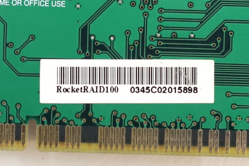 HighPoint RocketRAID 100 2CH PCIe IDE RAID Controller Card P/N: RR100 Tested