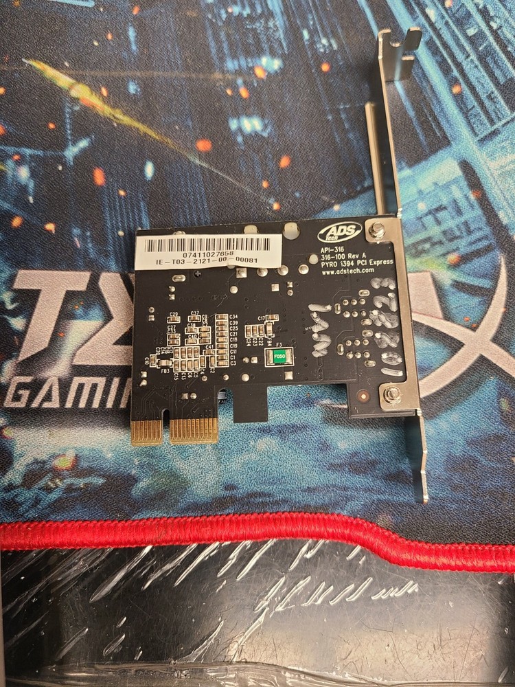 ADS TECHNOLOGIES Pyro 1394 PCIe  API-316 REV.A WIREFIRE CARD, 2 INPUT