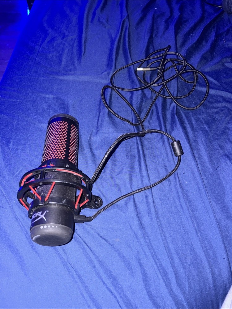 NIB HyperX QuadCast Microphone HX-MICQC-BK. PS4/PS5, MAC, PC. Gaming