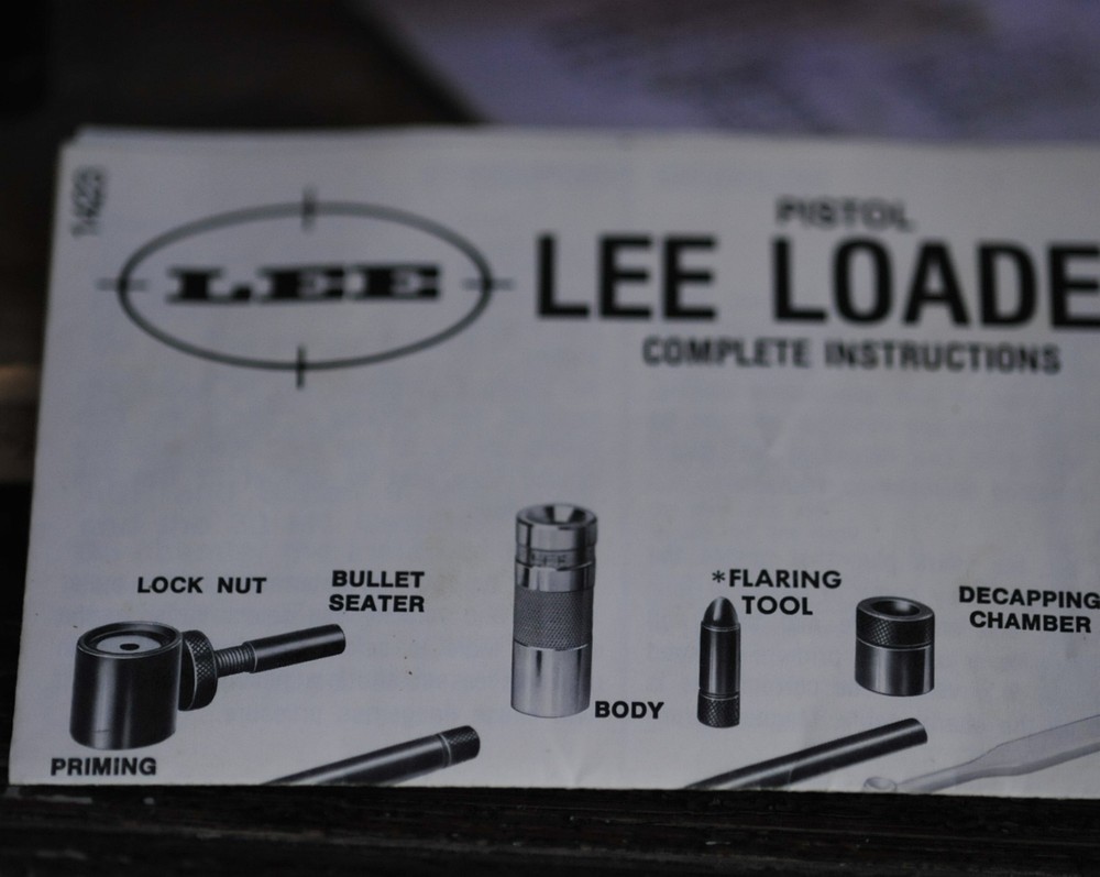 Classic Lee Loader 357 Magnum 38 special Reloading Set w/ Flaring Tool