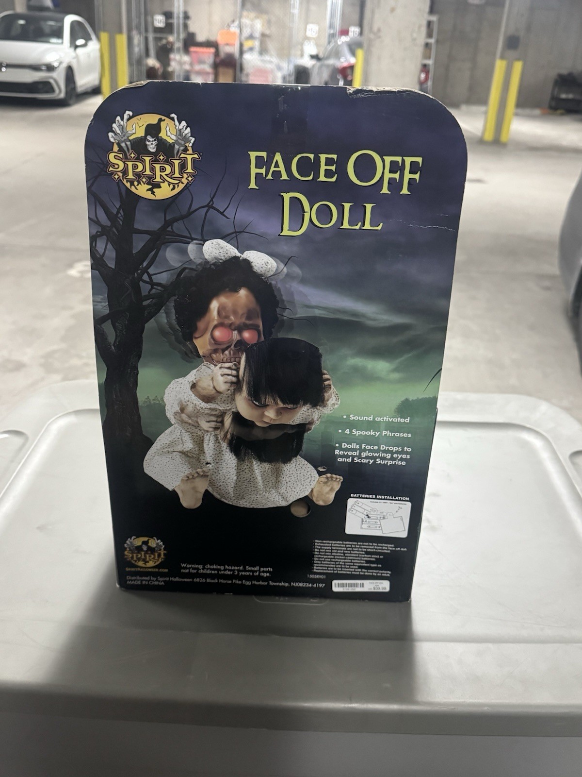 Spirit Halloween 2015 Face Off Doll With Box Rare Works.