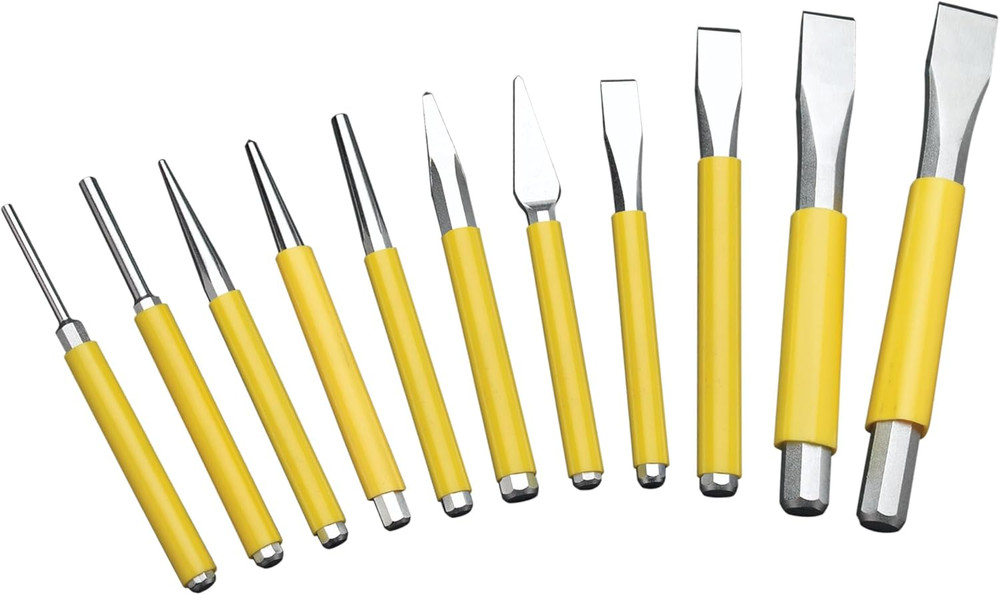 W751 12-Piece Chisel and Punch Set