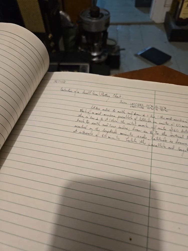 Vintage Air Navigation Notebook