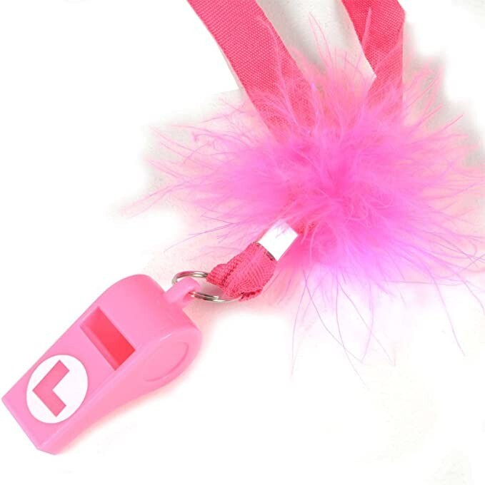 Hen Night Pink Whistle "L" Plate Design