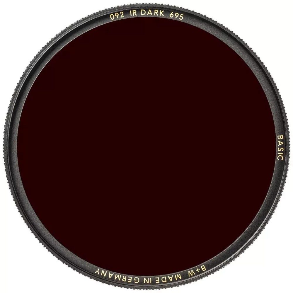 B + W 77mm Basic 092 Infrared Filter, Dark Red 695 #65-1102768
