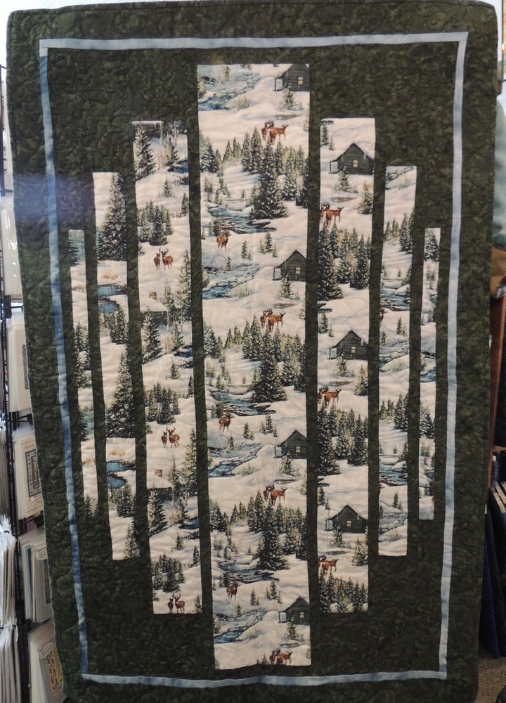 Winter Deer Shenandoah Quilt or Wall Hanging
