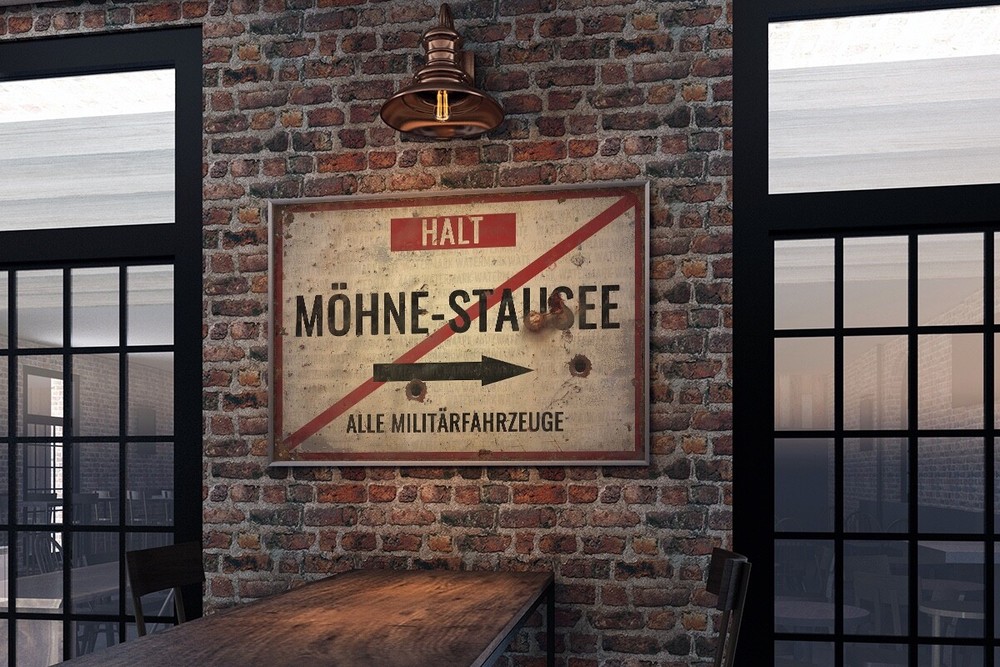 Vintage Style WW2 RAF Dambusters War Sign